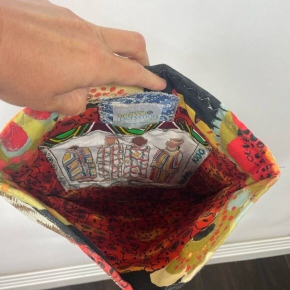 Aerryel & Perymon Unique Elephant Print Messenger Satchel Bag Adjustable Strap - Picture 10 of 10